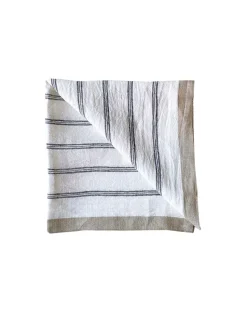 Tell me More Maya Napkin Navy Stripe