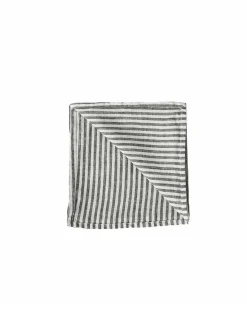 Tell me More Napkin Linen Grey/White
