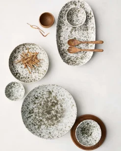 Tell me More Rivoli Bowl Mini Green Splatter