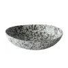 Tell me More Rivoli Salad Bowl Medium Green Splatter
