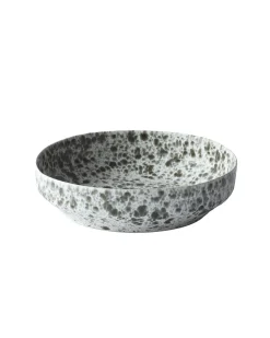 Tell me More Rivoli Serving Bowl Green Splatter