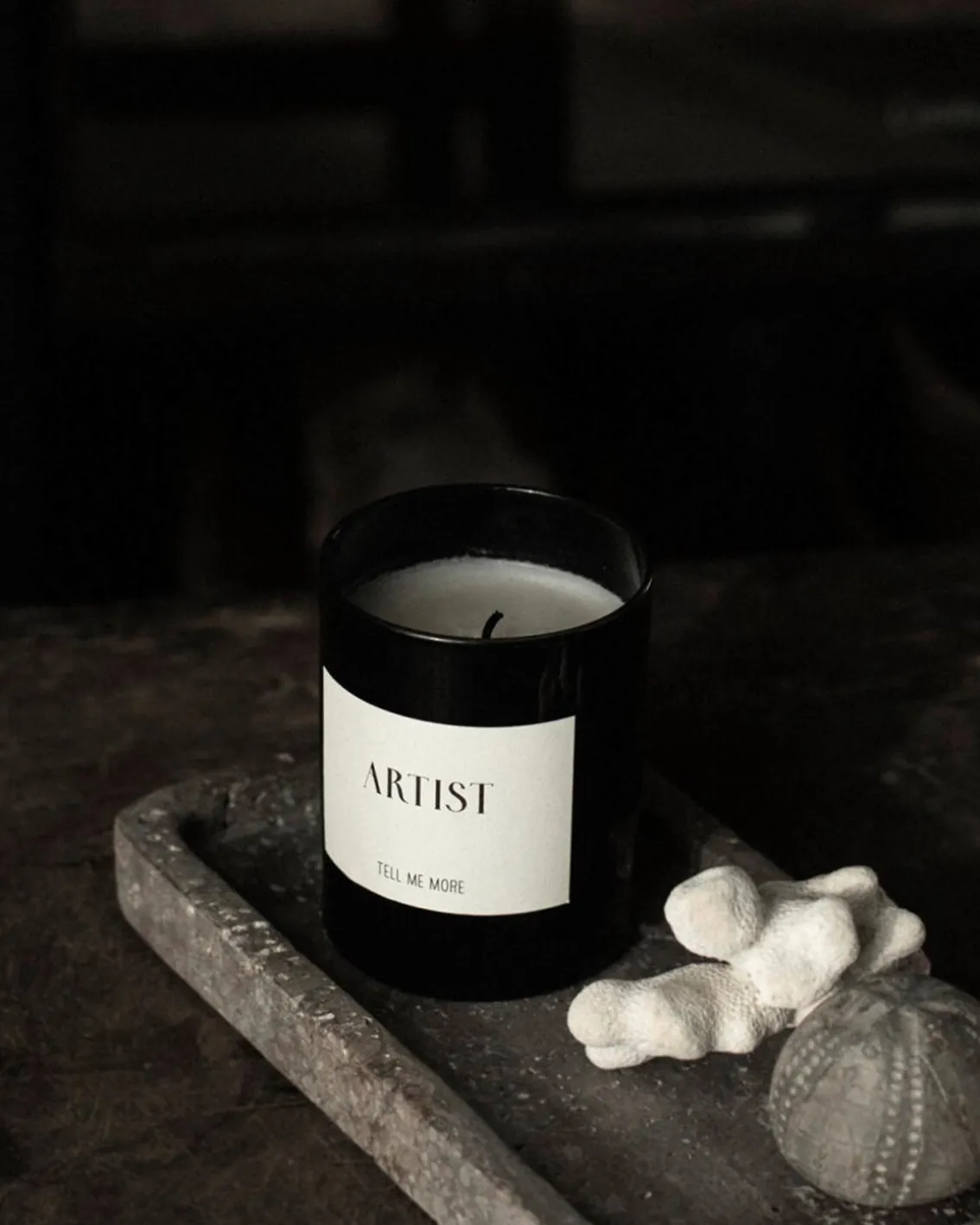 Tell me More Scented Candle - Artist