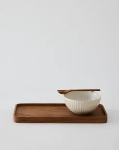 Tell me More Teak Tray Small Brown