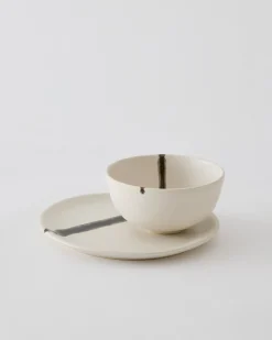 Tell me More Toledo Assiette White/Black/Green