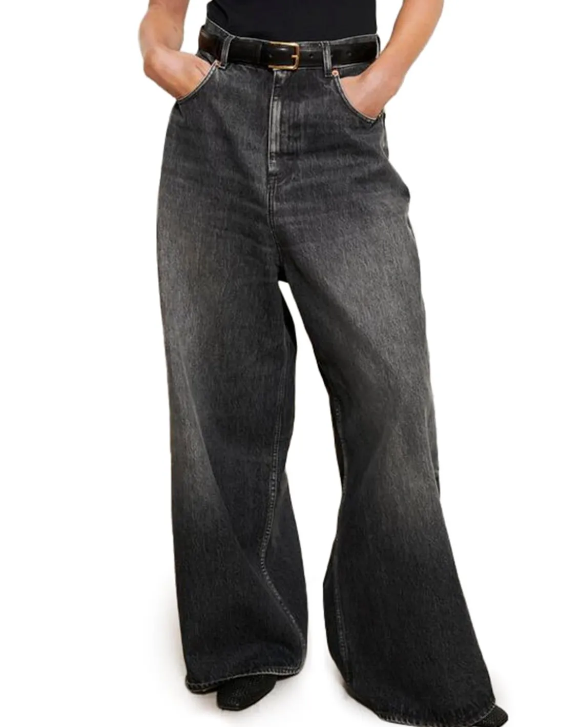 Teurn Studios Baggy Jeans Black