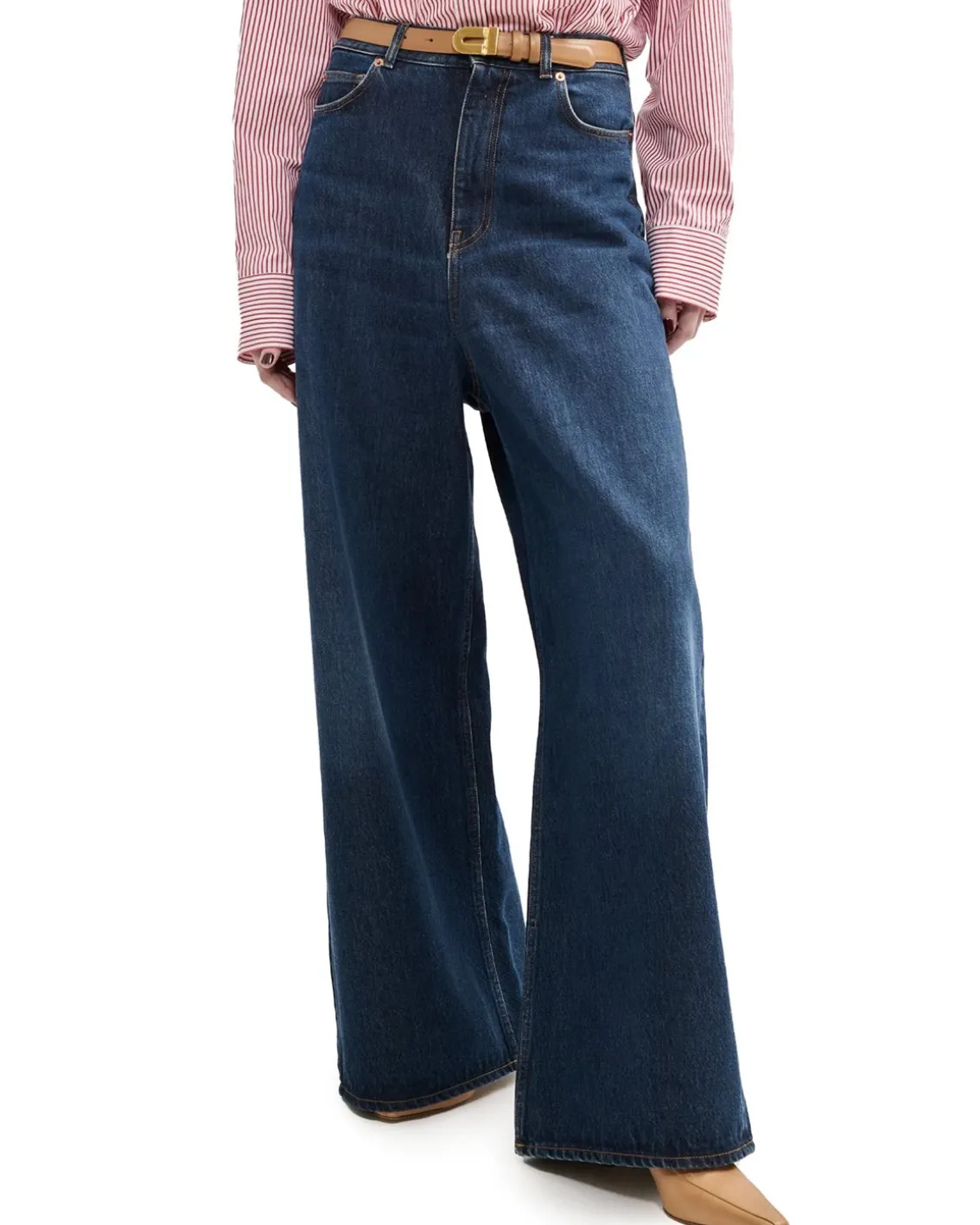 Teurn Studios Baggy Jeans Dark Blue