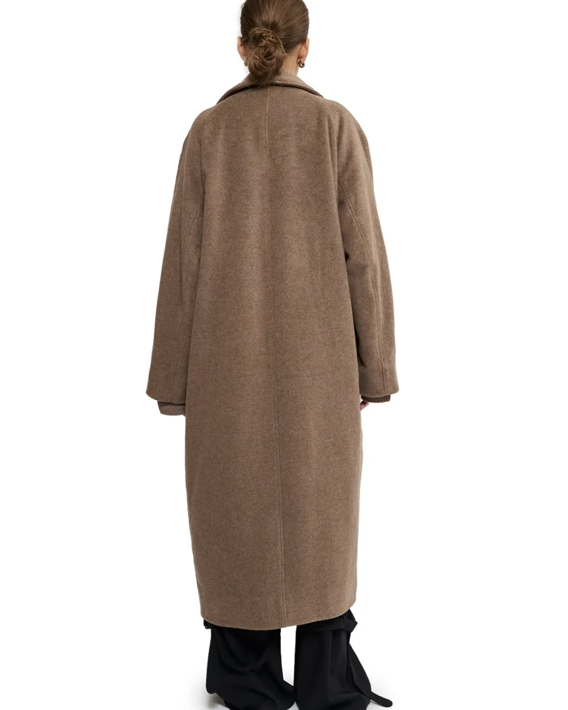 Teurn Studios Oversized Long Coat Mole