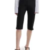 Teurn Studios Tailored Capri Pants Black