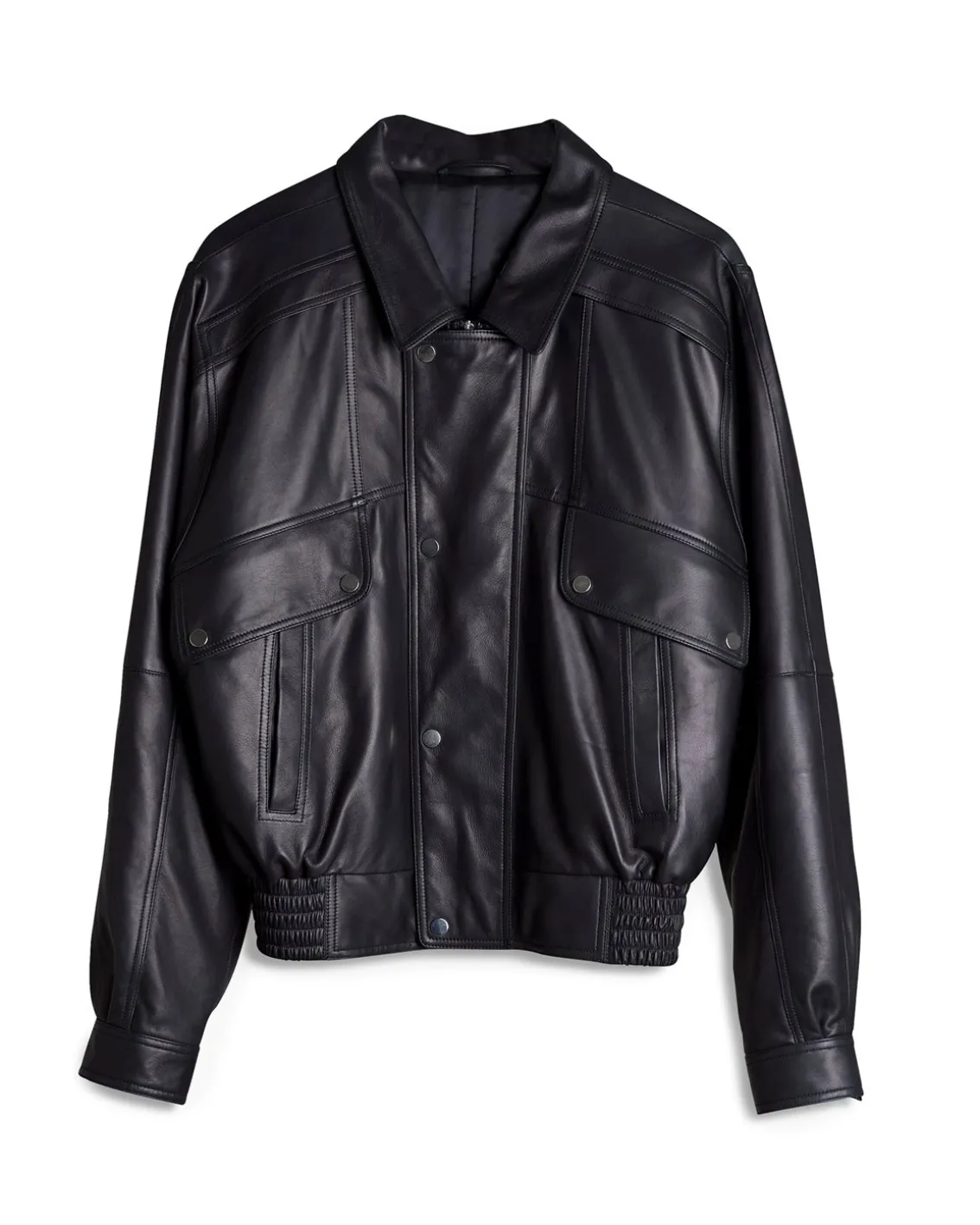 Teurn Studios Taxi Driver Leather Jacket Black