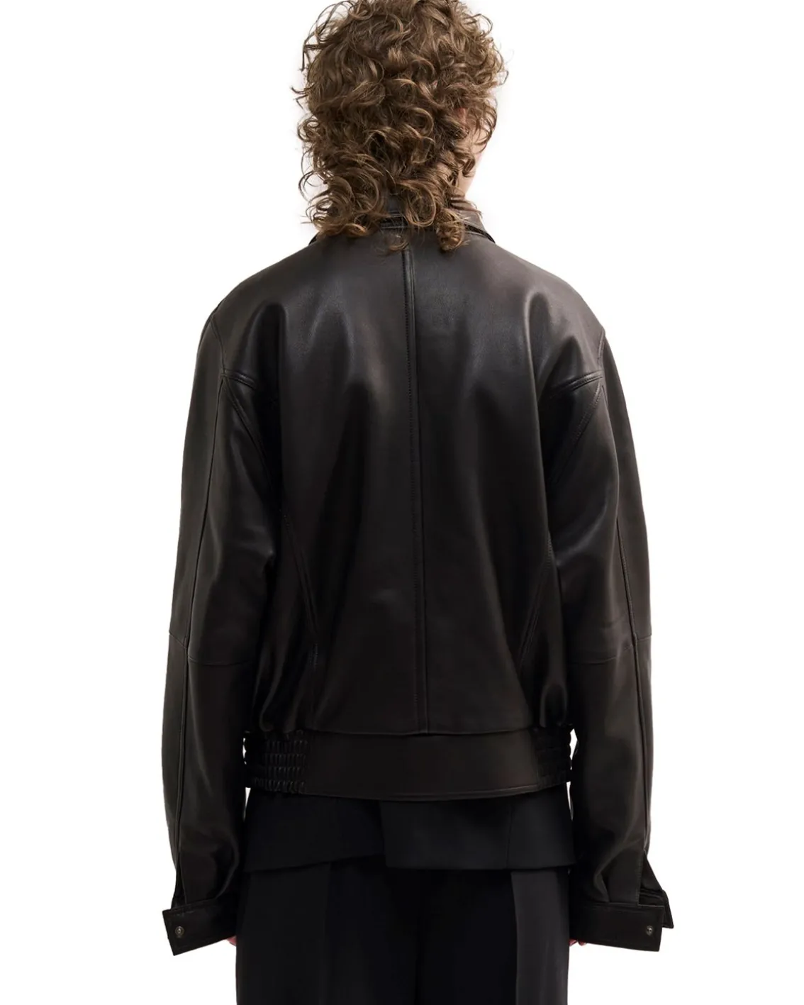 Teurn Studios Taxi Driver Leather Jacket Black