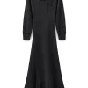 The Garment Canada Maxi Dress Dark Grey Melange