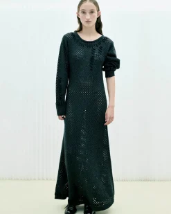 The Garment Canada Maxi Dress Dark Grey Melange