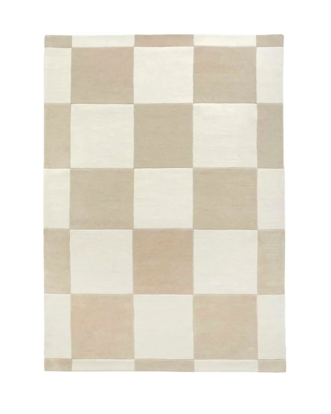 Tinted Hafstrom Wool Rug Beige/White
