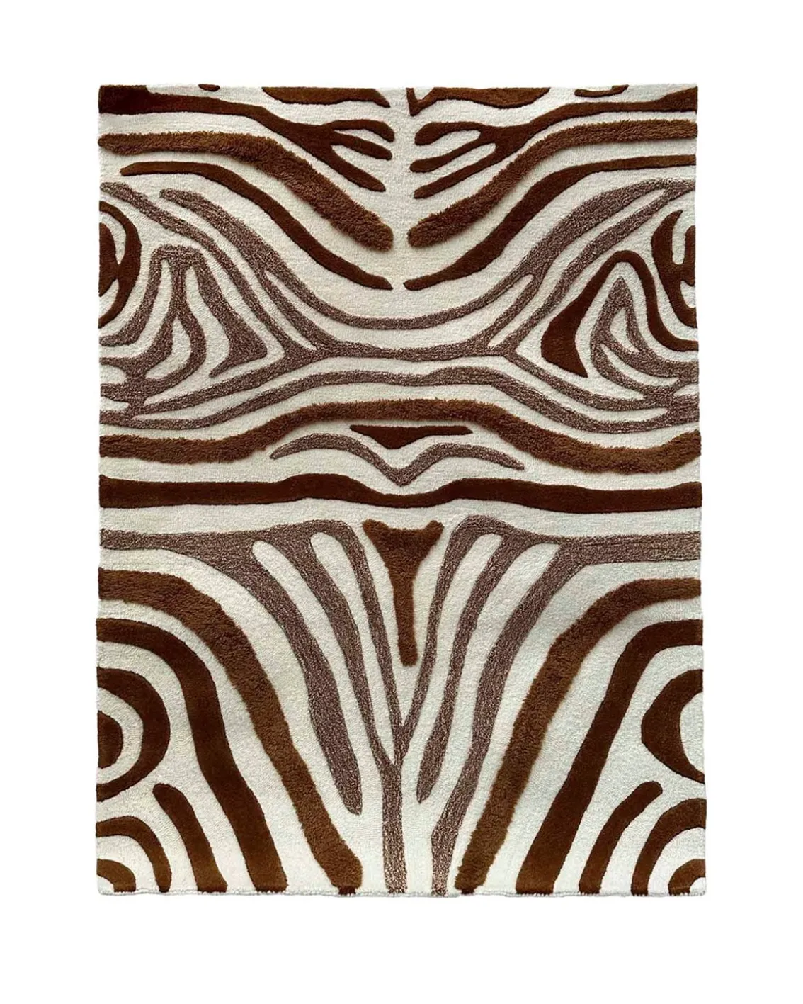 Tinted Jepson Wool Rug Brown/Off White