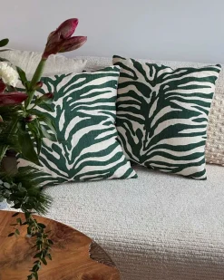 Tinted Karlberg Cushion Green