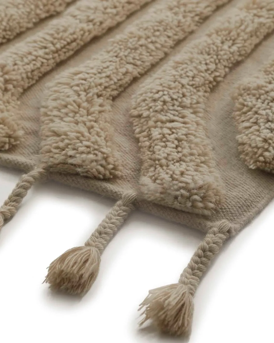 Tinted Kask Wool Rug Beige