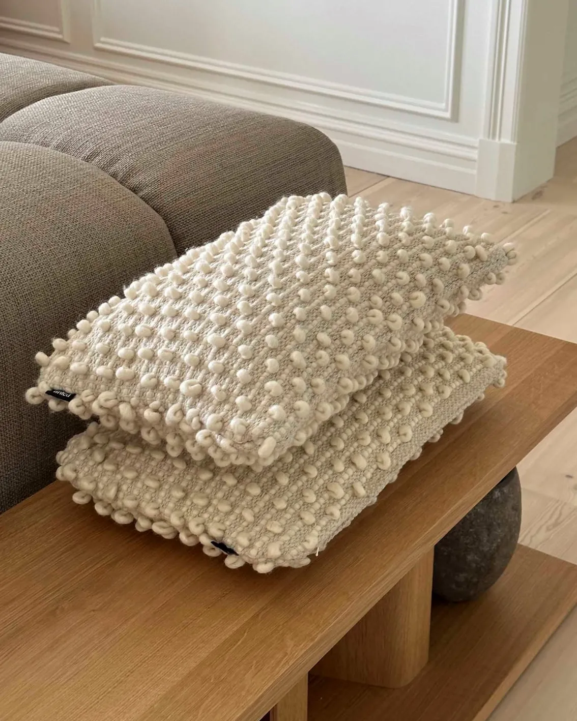 Tinted Tuhlin Cushion Off White
