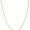 Tom Wood Curb Chain Necklace Slim Gold