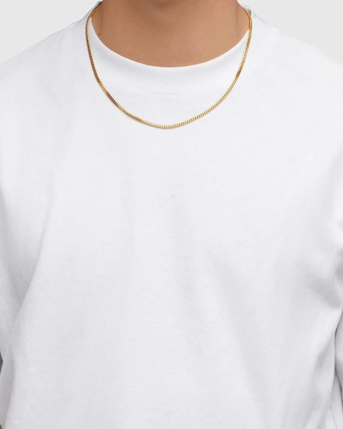 Tom Wood Curb Chain Necklace M Gold