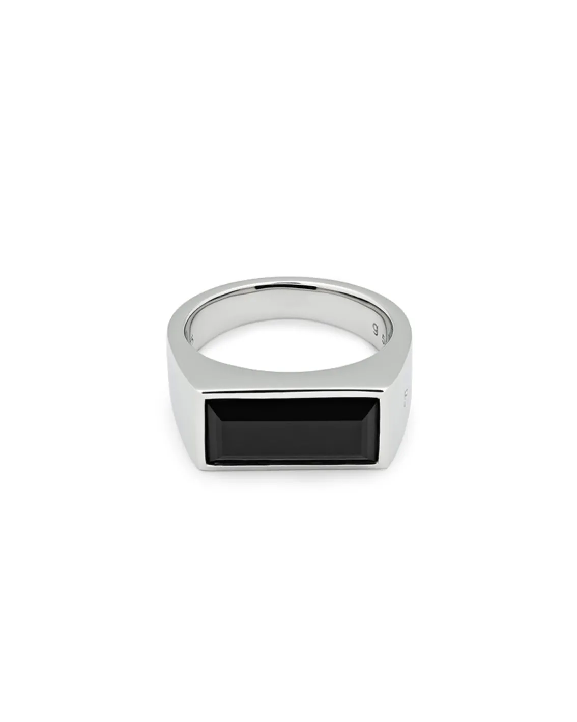 Tom Wood Peaky Ring Polished Onyx
