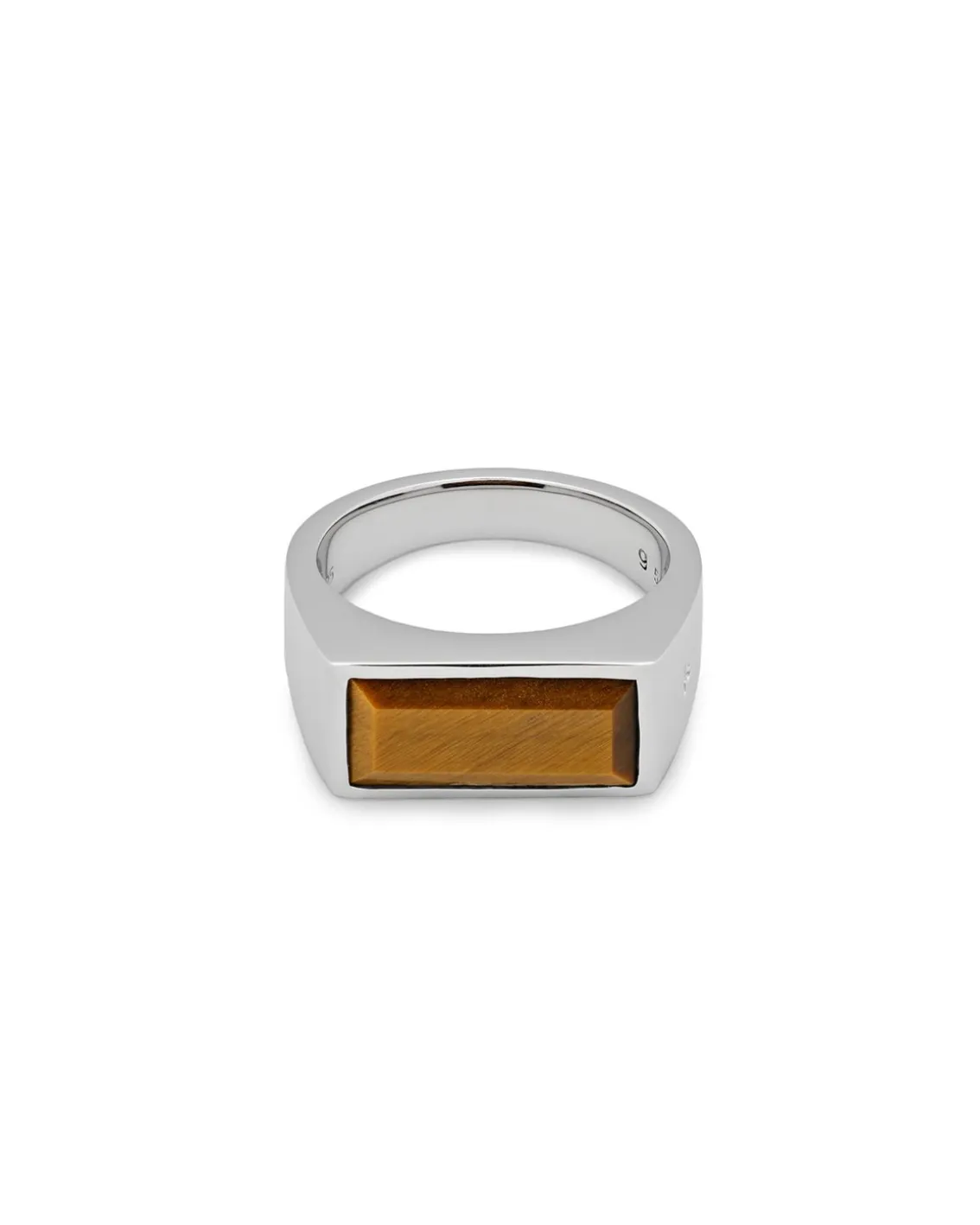 Tom Wood Peaky Ring Tiger Eye