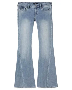 True Religion Joey Low Rise Flare Jeans Peak Spot