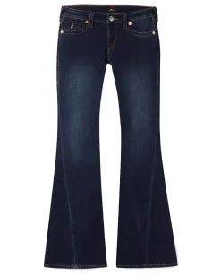 True Religion Joey Low Rise Flare Jeans Muddy Waters