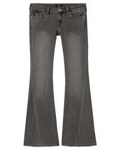 True Religion Joey Low Rise Flare Jeans Charcoal