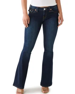 True Religion Joey Low Rise Flare Jeans Muddy Waters