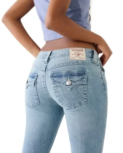 True Religion Joey Low Rise Flare Jeans Peak Spot