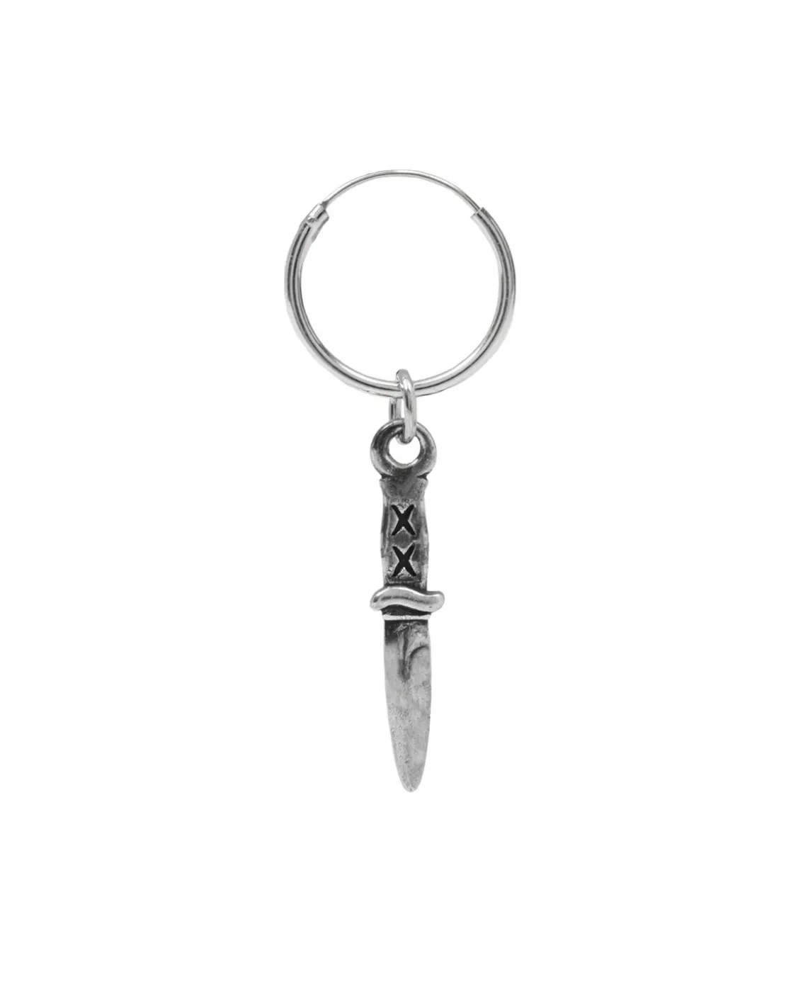 TwoJeys Bowies Knife Earring Silver