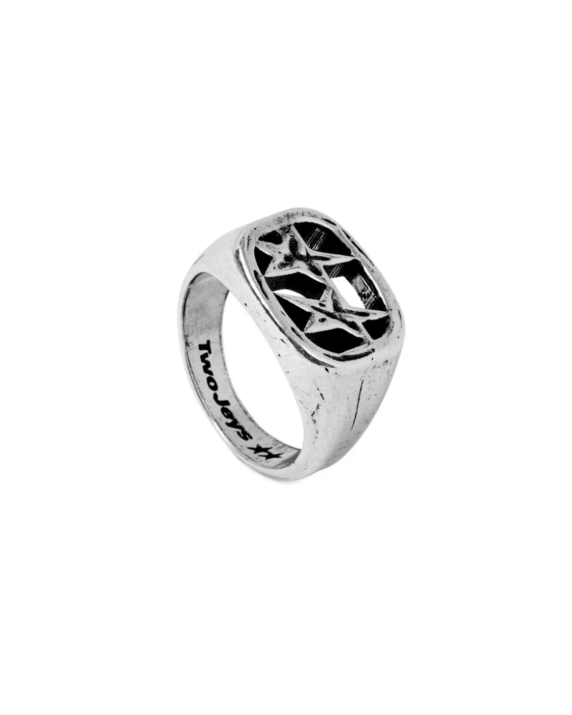 TwoJeys Framed Ring Silver