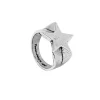 TwoJeys Shooting Star Ring Silver