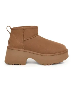UGG Classic Ultra Mini New Heights Boot W Chestnut