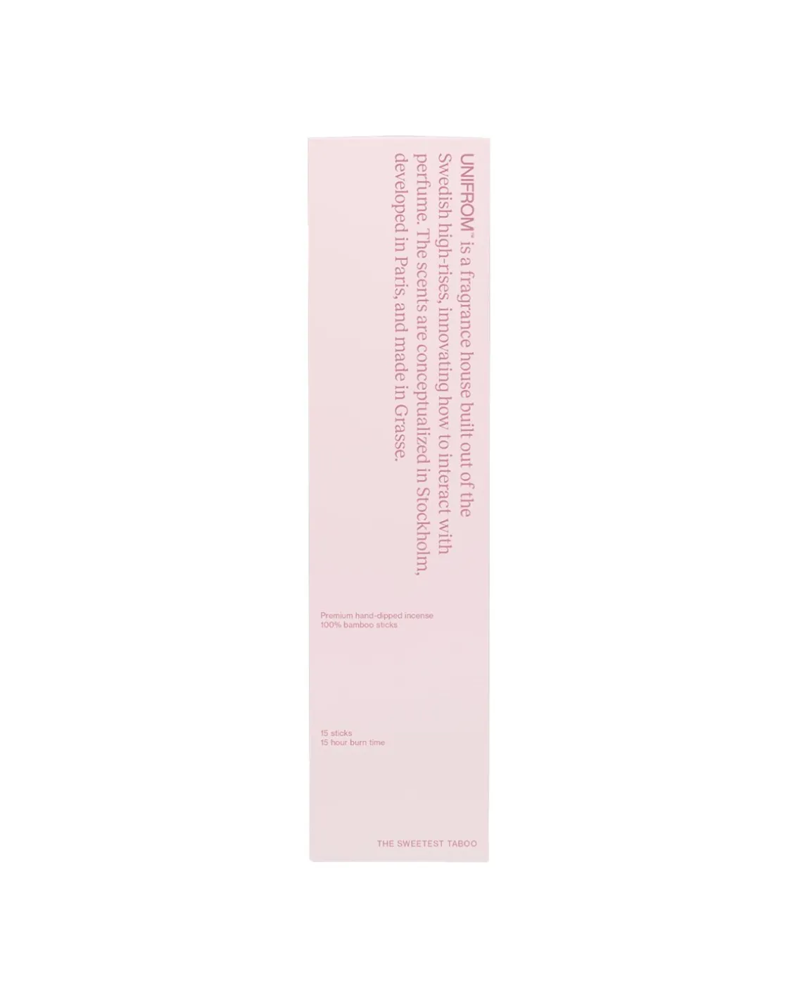 Unifrom The Sweetest Taboo Incense