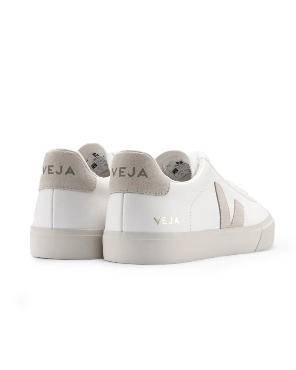 Veja Campo Chromefree Leather W Extra White/Natural Suede