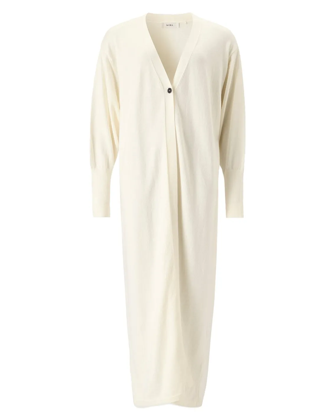 Àvora Cashmere Blend Long Cardigan Offwhite
