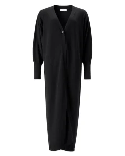 Àvora Cashmere Blend Long Cardigan Black