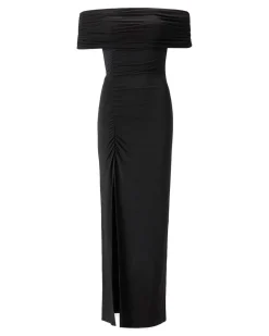 Àvora Off-Shoulder Dress Black