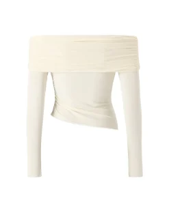 Àvora Off-Shoulder Top Offwhite