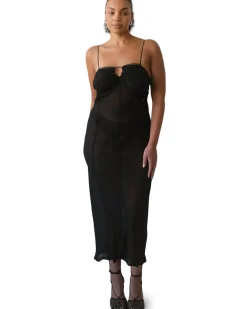Àvora Portofino Slip Dress Black