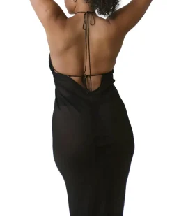 Àvora Portofino Slip Dress Black