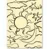 Wall of Art Hanna Peterson Sun Moon