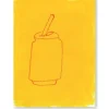 Wall of Art Limited Edition Isis-Maria Yellow Glass