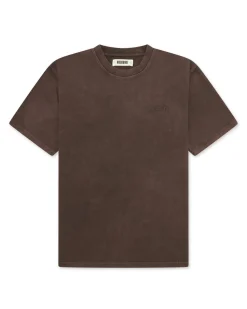 Woodbird Baine Washed Tee Brown