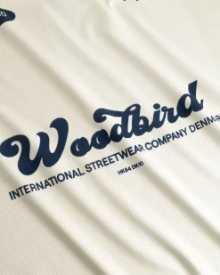 Woodbird Beam Sports Tee Off White