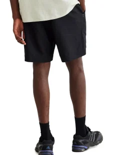 Woodbird Bommy Linen Shorts Black