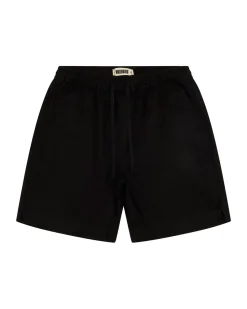 Woodbird Bommy Linen Shorts Black