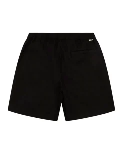 Woodbird Bommy Linen Shorts Black