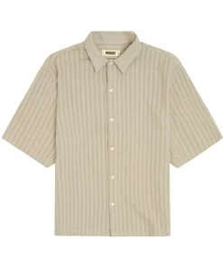 Woodbird Wang Chuke Shirt Light Sand